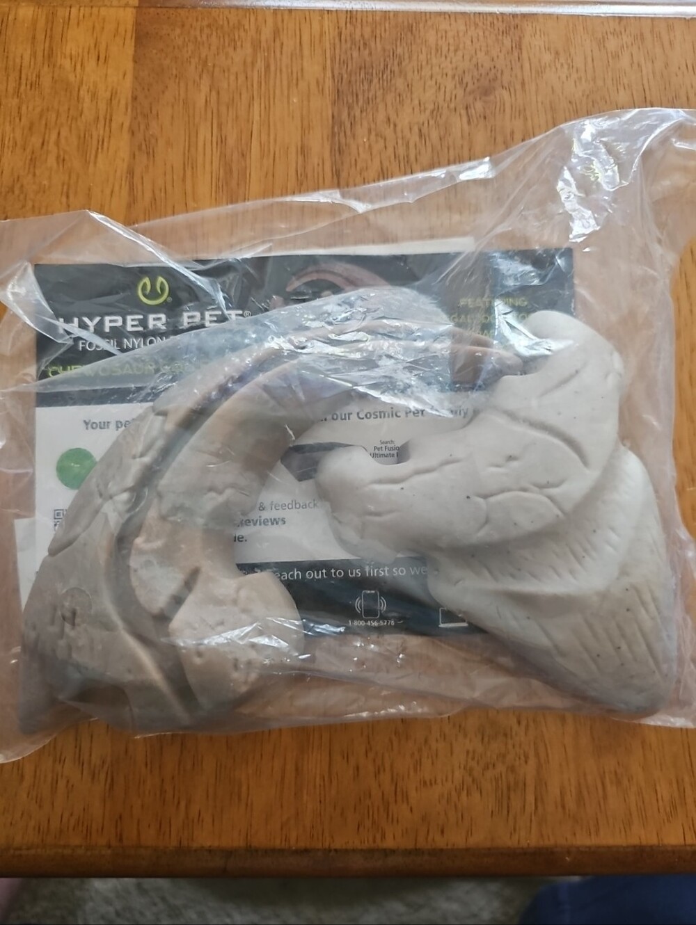 Hyper Pet Gray Dog Chew Toy Set 2 Pieces New